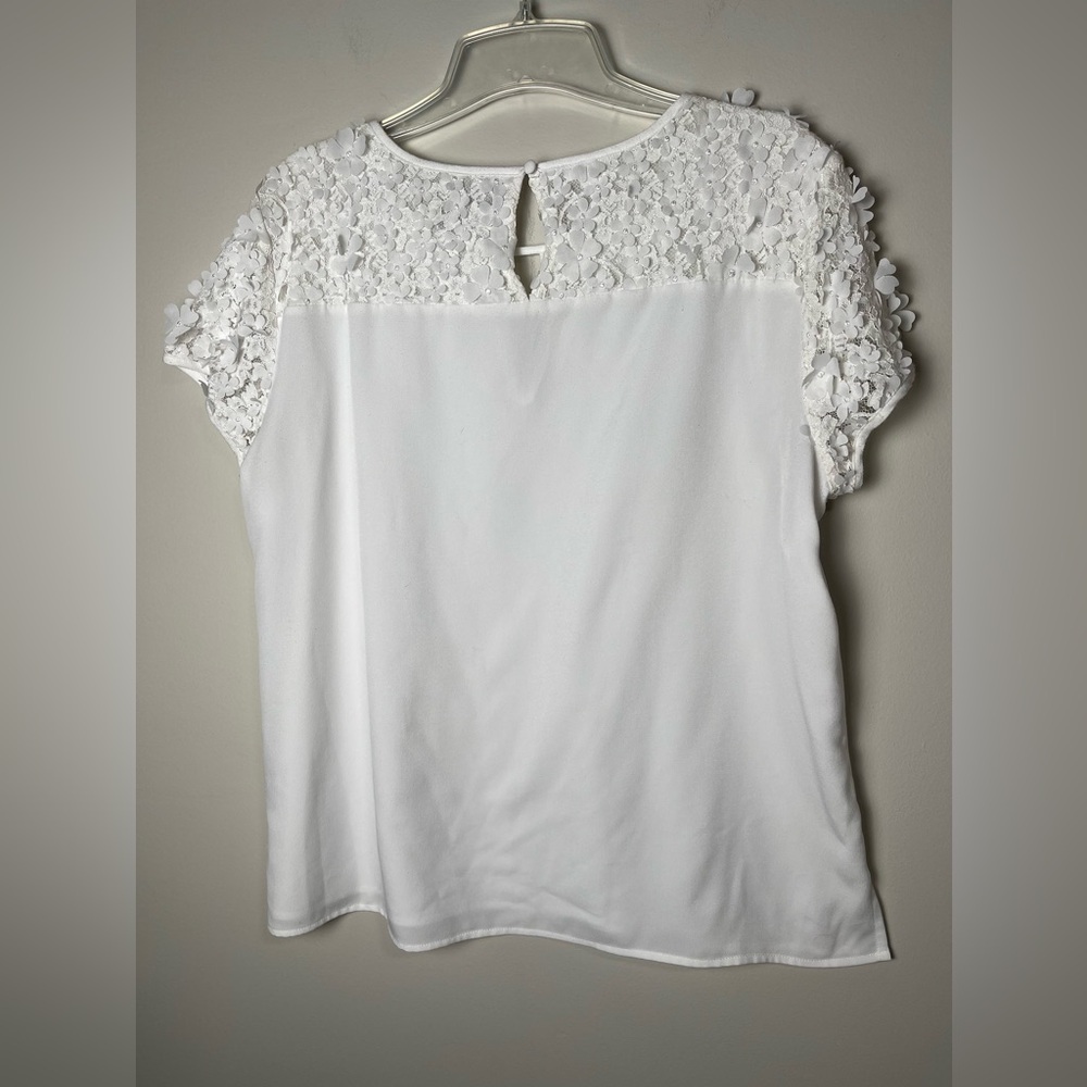 Karl Lagerfeld Paris White Blouse - Picture 2 of 15